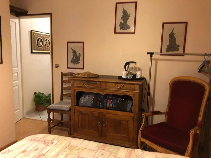 Chambre d’hôte pour 2 personnes, avec Terrasse ainsi que Jardin et Vue