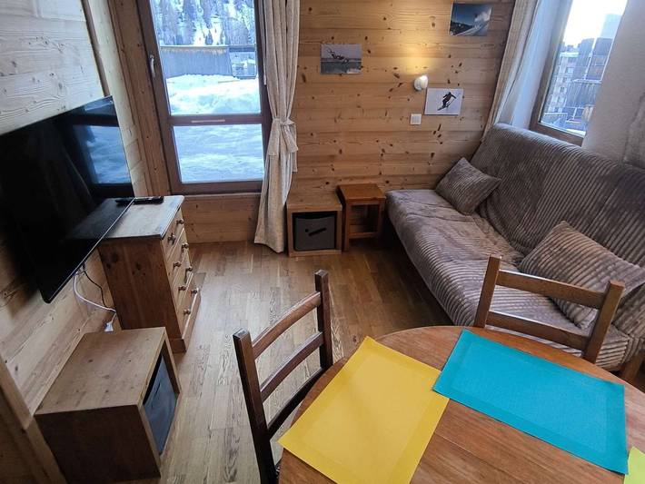 Gîte pour 4 personnes, avec balcon dans Plagne Bellecote - 2