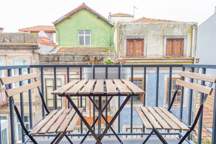 Estudio para 4 personas, con balcón en Oporto - 4