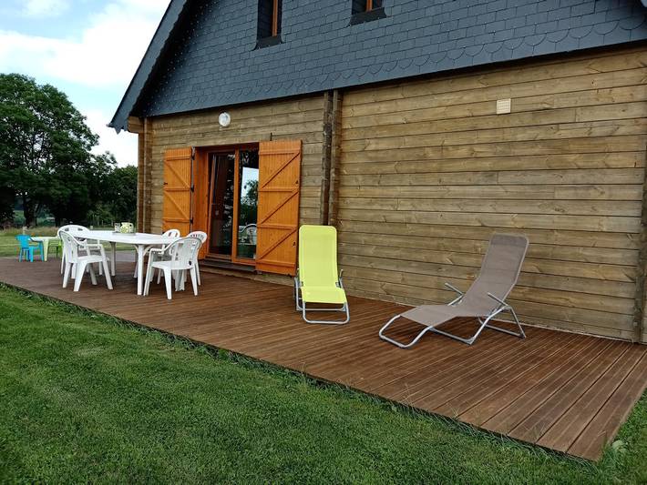 Chalet pour 8 personnes, avec terrasse dans le Calvados - 2