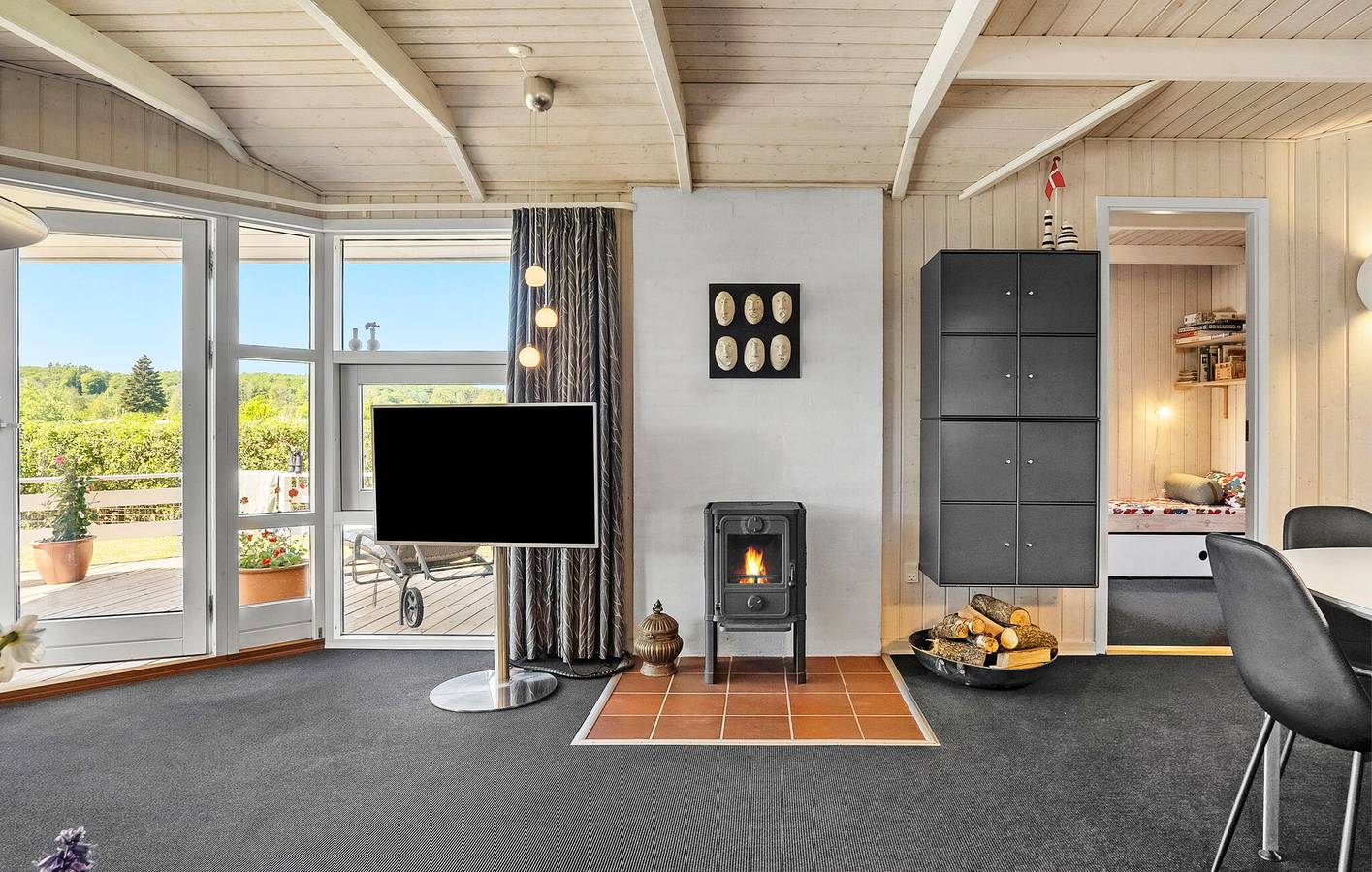 Ferienhaus für 6 Personen mit Terrasse in Mørkholt, Børkop
