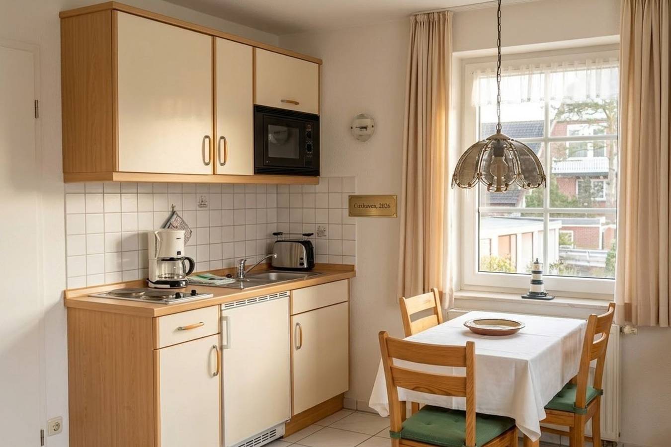Ganze Wohnung, Komfortable Ferienwohnung mit Balkon, strandnah im Hochparterre in Fkk Strand Duhnen, Cuxhaven