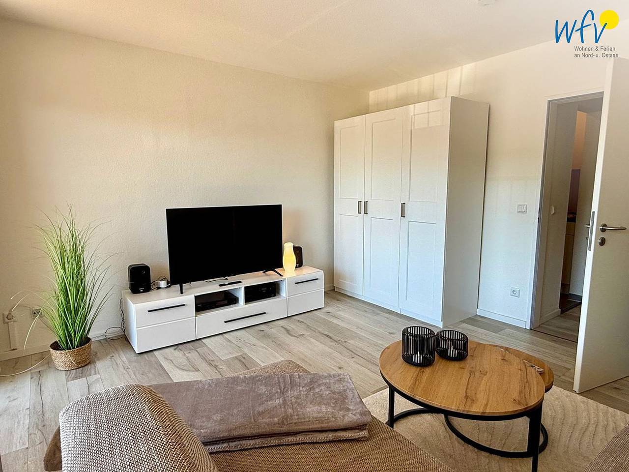 Appartement entier, Gemütliche Ferienwohnung Perla auf Borkum mit sonnigem Balkon in Borkum