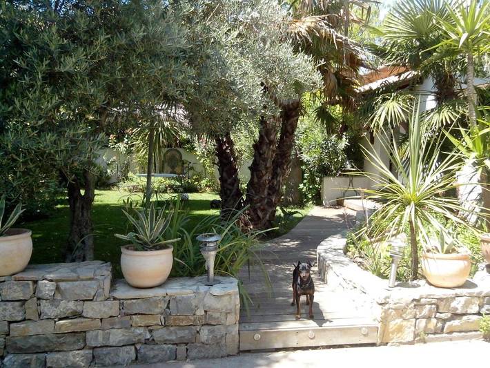 Location de vacances pour 8 personnes, avec piscine ainsi que vue et terrasse à Lattes - 4