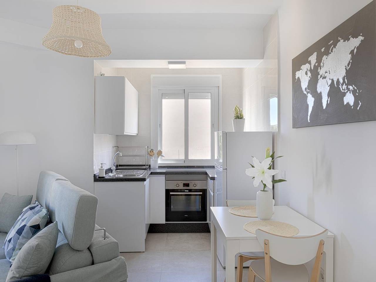 Appartamento intero, Appartamento vacanze per 3 persone con balcone in Malaga Centro, Malaga