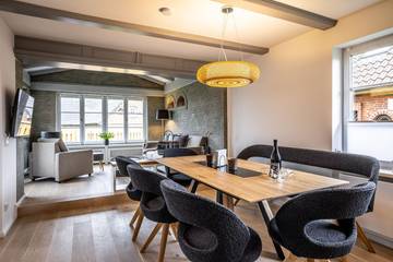 Ferienhaus für 6 Personen, mit Ausblick und Garten sowie Sauna in Westerland