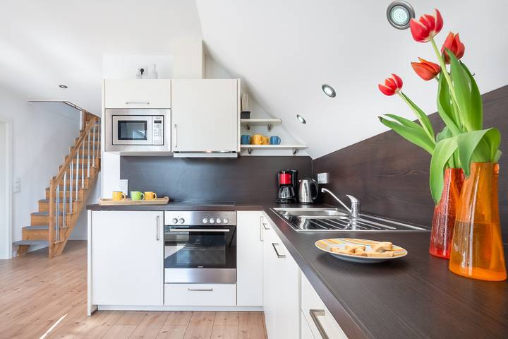 Ferienwohnung für 4 Personen, mit Balkon und Terrasse sowie Garten und Sauna in Waabs - 4