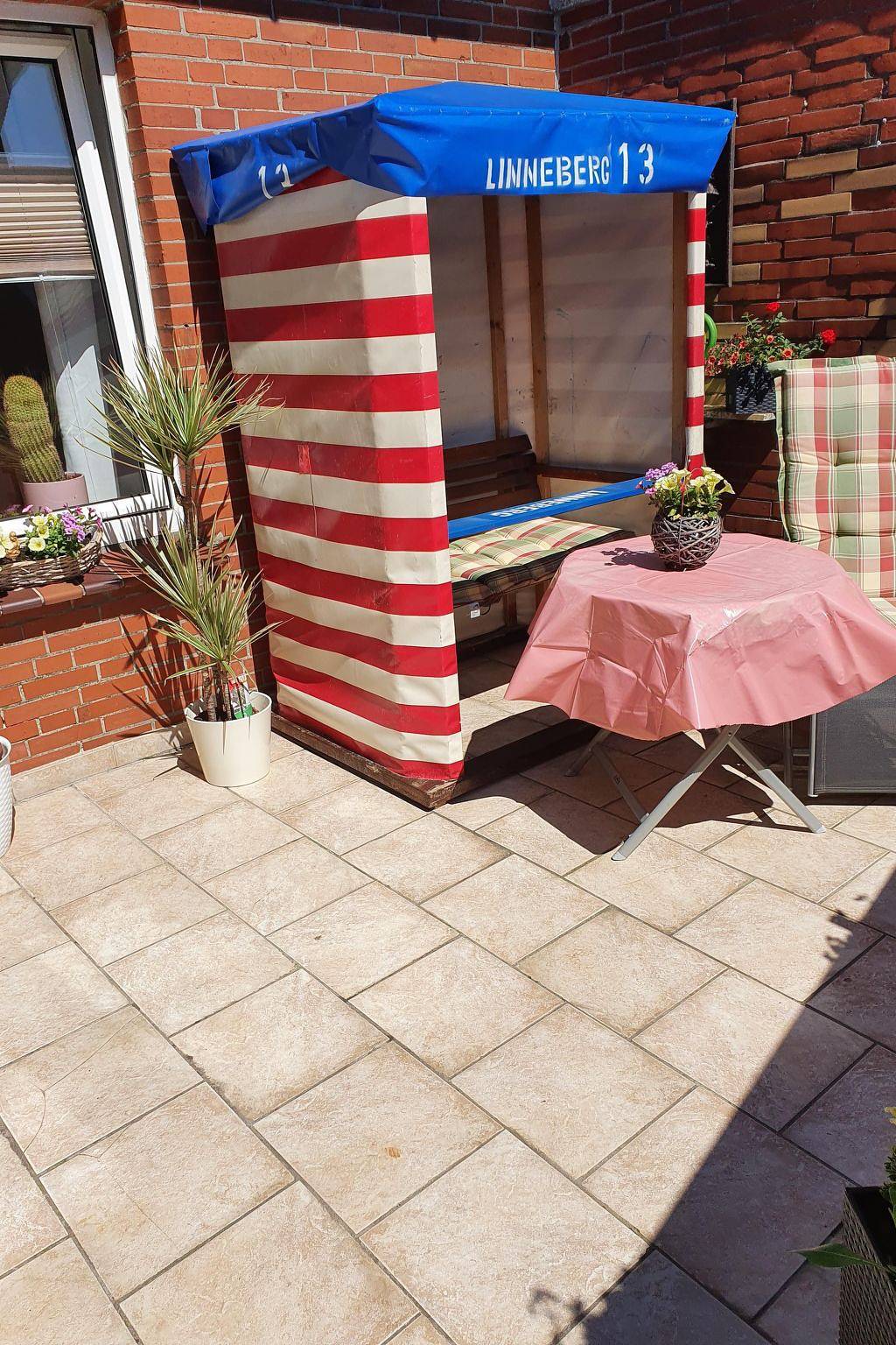 Ganze Wohnung, Apartment mit Terrasse am Südstrand in Borkum