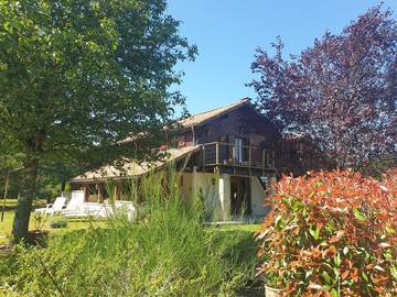 Gîte pour 5 personnes, avec terrasse et jardin ainsi que jacuzzi et sauna, animaux acceptés dans les Landes