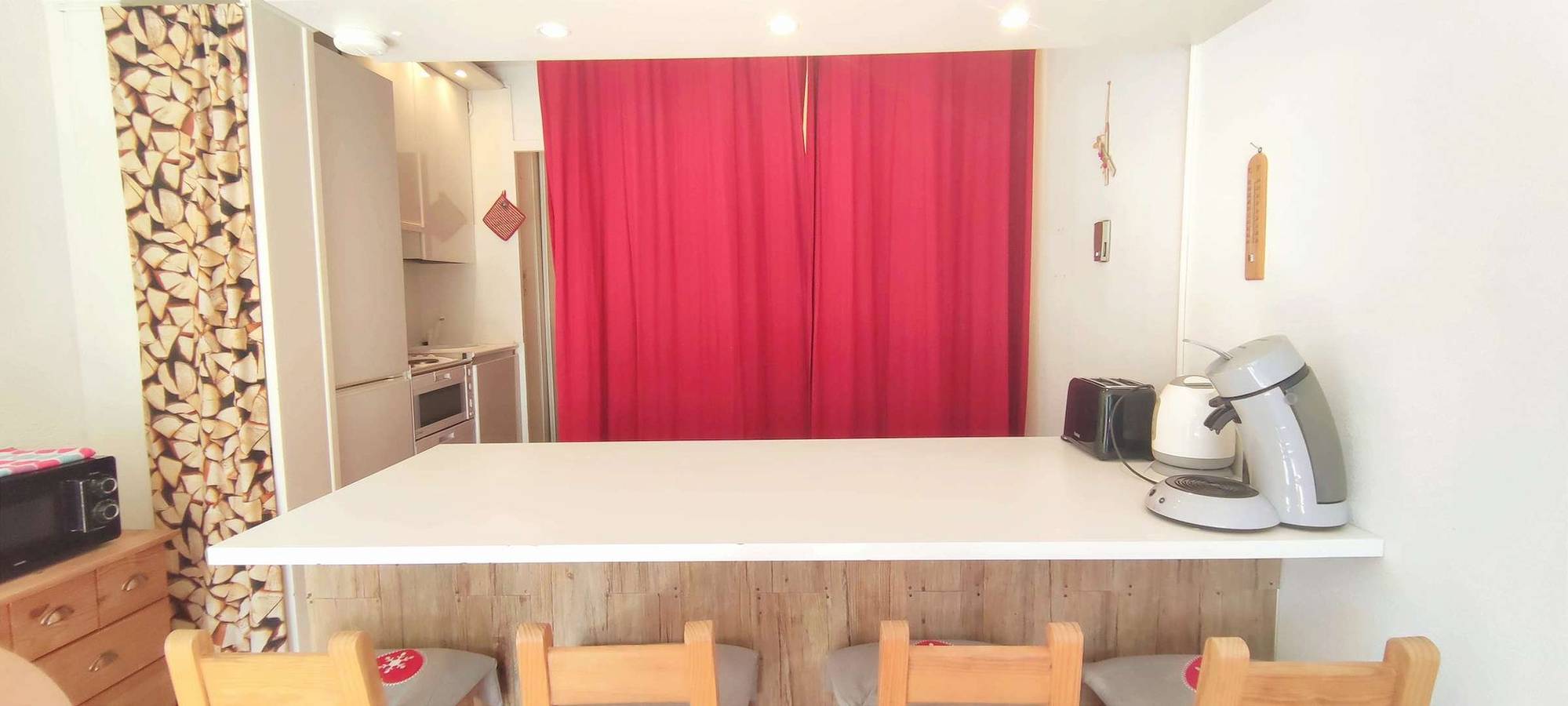 Gehele studio, Cosy Studio Facing Ski Slopes in Isola 2000, Isola
