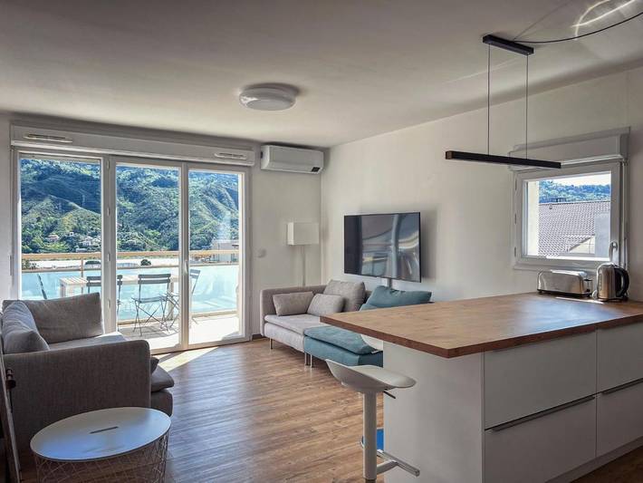 Apartamento de vacaciones para 4 personas, con vistas y terraza - 1