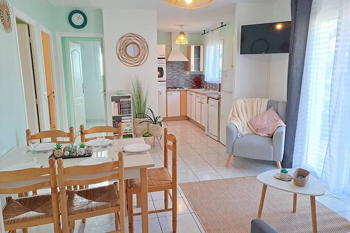 Maison de vacances pour 5 personnes, avec jardin et piscine