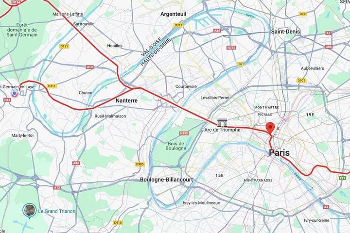 Gîte pour 8 personnes, avec vue à Le Port-Marly - 4