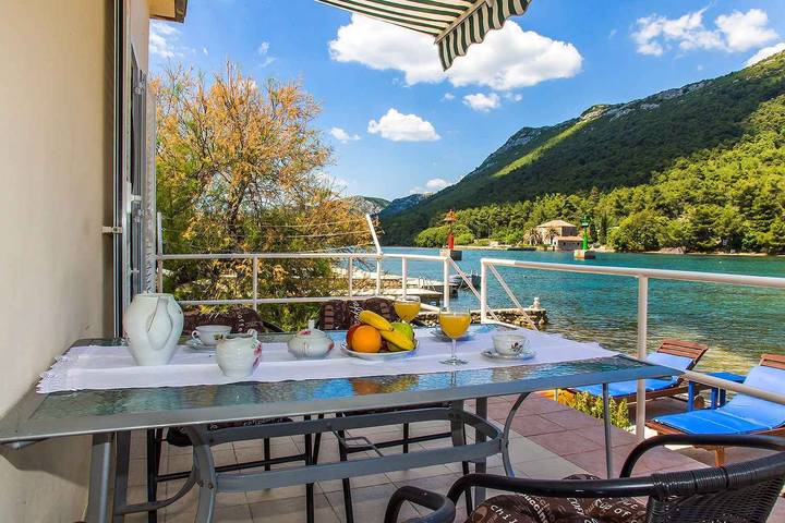 Ferienhaus direkt am Meer in Ston, Dubrovnik-Neretva