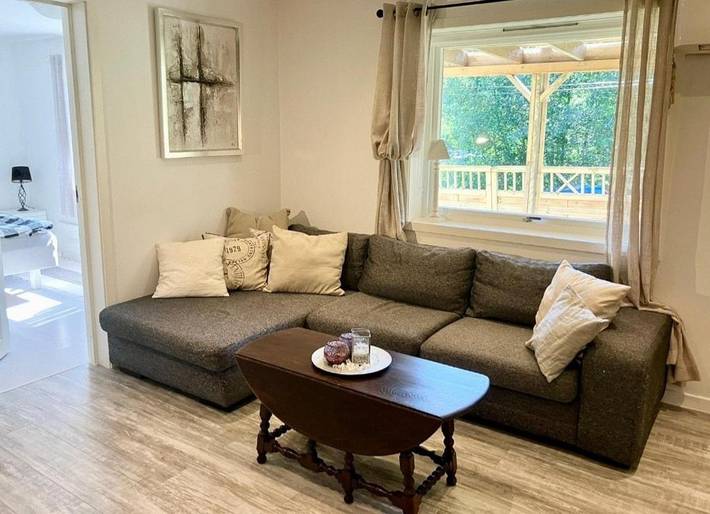Ferienwohnung für 5 Personen, mit Balkon und Terrasse sowie Garten in Drammen