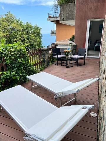 Gîte pour 3 personnes, avec jardin et vue à Arenzano