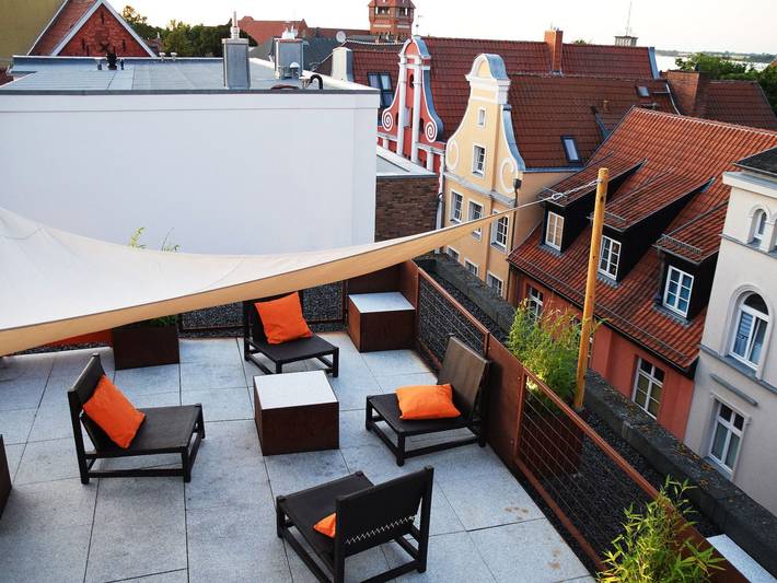 Ferienwohnung für 3 Personen, mit Terrasse in Stralsund - 2