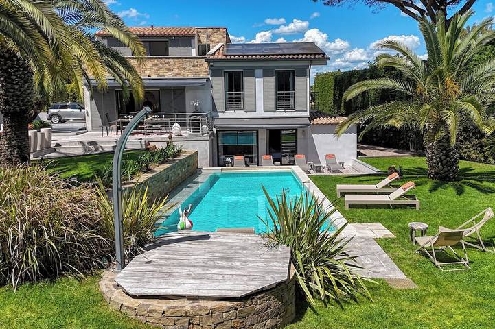 Villa für 10 Personen, mit Balkon und Garten in Saint-Tropez