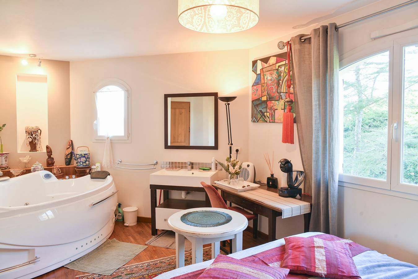 Chambre d’hôtes « Dolce Vita » avec vue montagne, piscine partagée et Wi-Fi in Veyssilieu, Région de La Tour-du-Pin