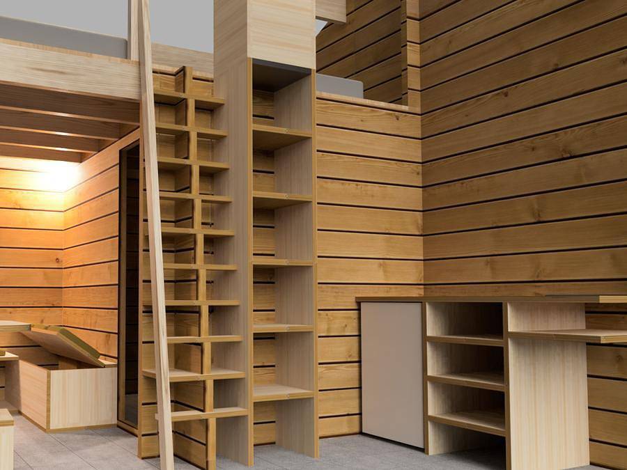 Camping Le Val d'Amour - Chalet 5 personnes - Chalet Cabane (sans sanitaires) Chambre + mezzanine in Ounans, Jura