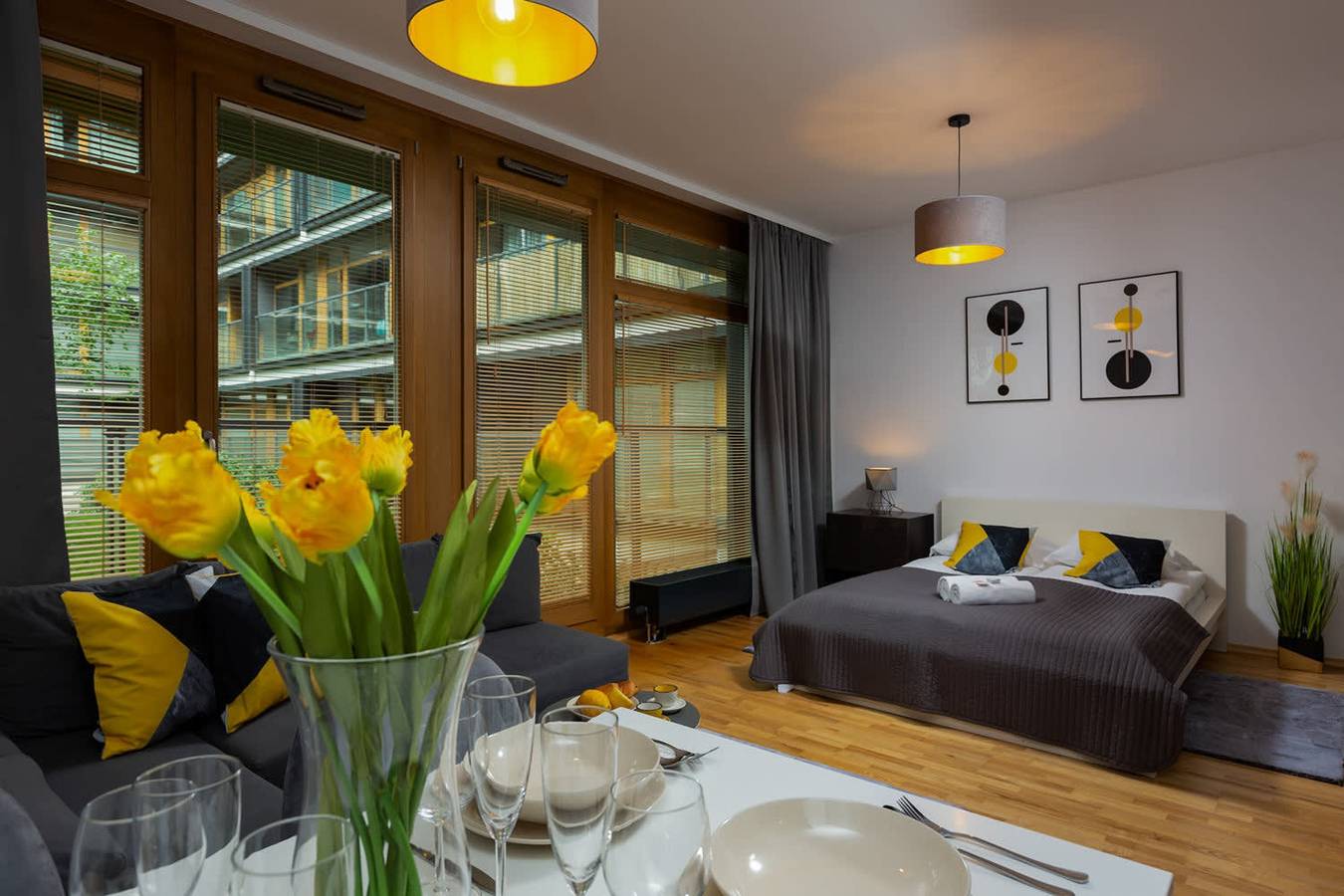 Entire studio, Kolejowa 47 Atmospheric Studio Parking in Warsaw, Masovia