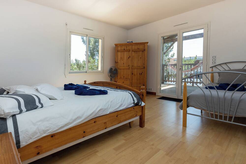 4 **** Gallery Villa slaapt 15 p / verwarmd zwembad, ensuite kamer / dicht bij strand en gol in Moliets-Plage, Moliets-et-Maâ