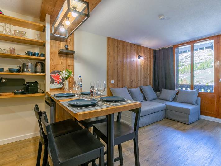 Appartement de vacances pour 4 personnes, avec balcon à Val-d'Isère