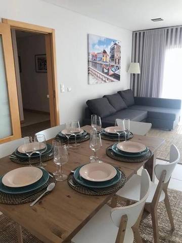 Gîte pour 6 personnes, avec terrasse et vue, animaux acceptés dans Gafanha da Boa Hora