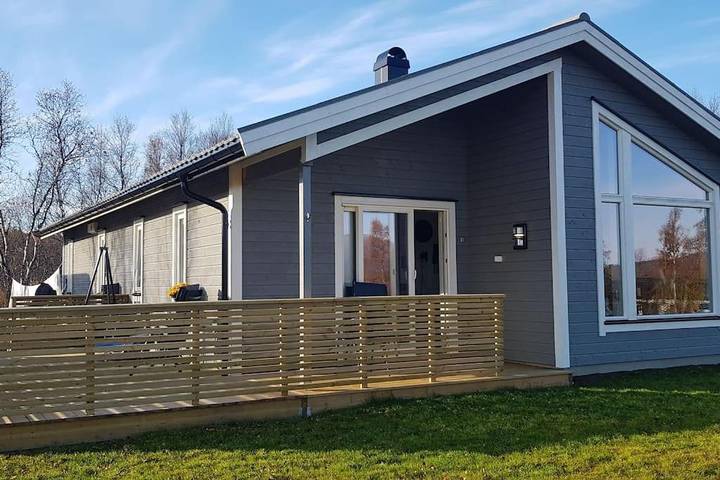 Ferienhaus für 4 Personen, mit Ausblick und Garten, mit Haustier in Senja