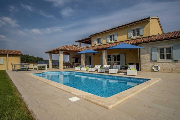Ferienhaus Tranquil mit Pool in Marčana, Südküste Istrien