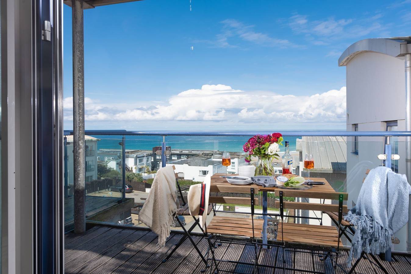 Ganze Wohnung, Ferienwohnung für 6 Personen mit Balkon in Newquay, Cornwall