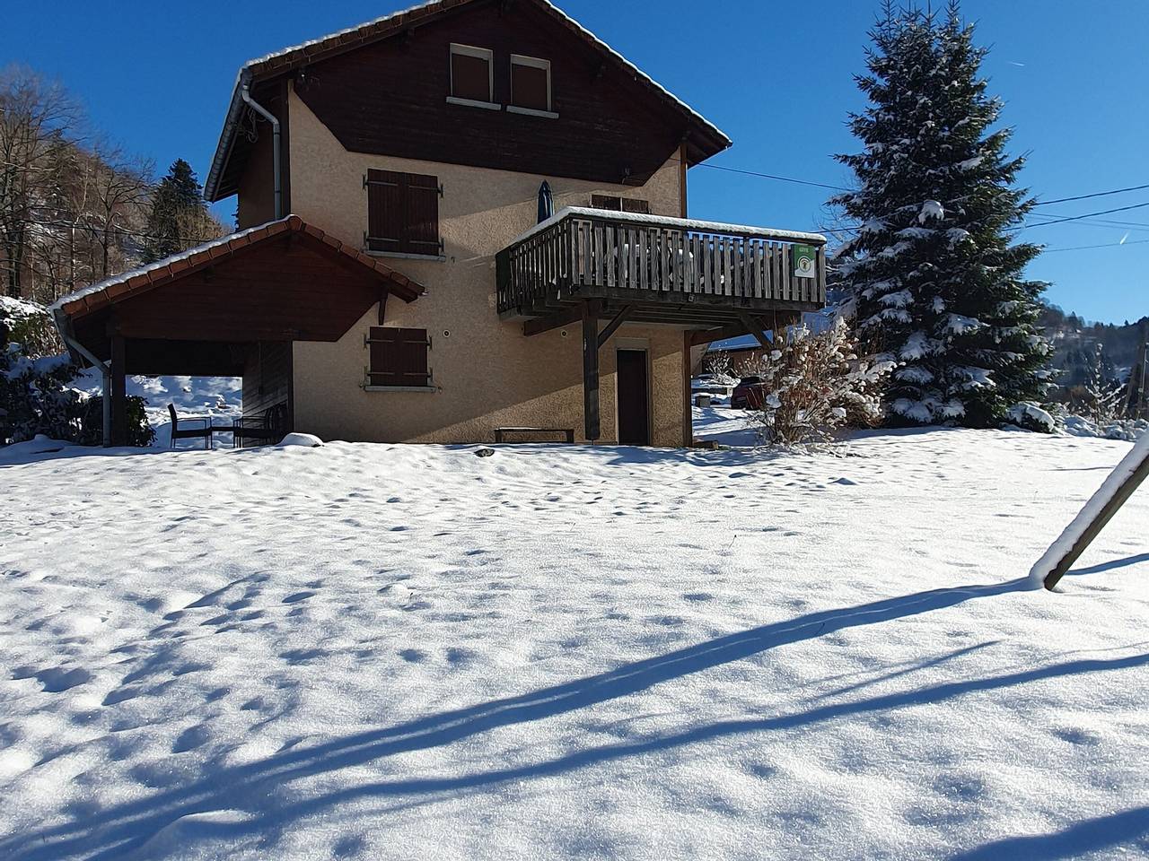 Chalet familiar Vosgos con futbolín y admite mascotas in Ventron, Parque natural regional de los Ballons des Vosges