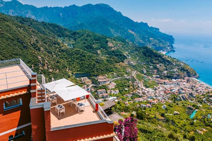 Maison d’hôte pour 2 personnes, avec terrasse et vue à Ravello
