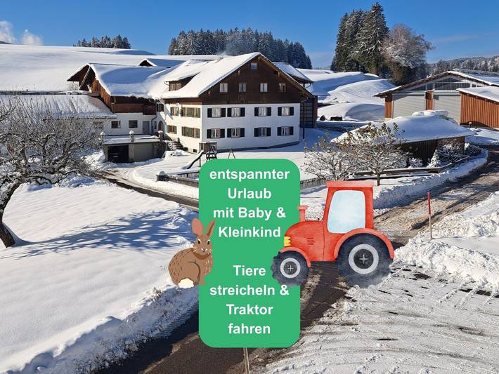 Bauernhof für 4 Personen, mit Garten, kinderfreundlich in Immenstadt
