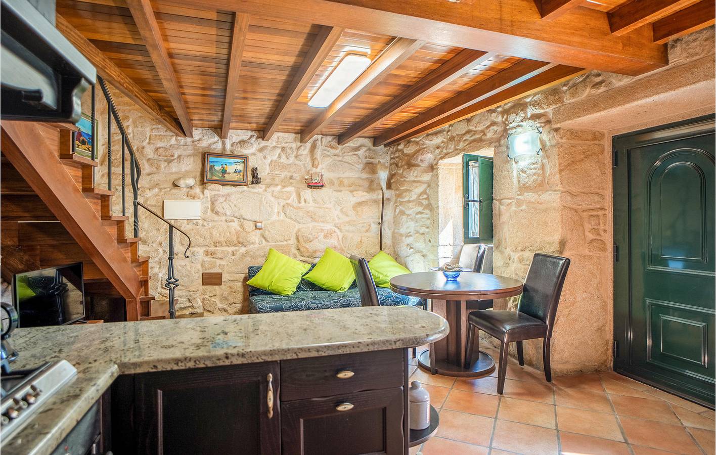 Appartement confortable avec vue sur la mer, parking et cheminée in Muros (Galicia), Région de Muros