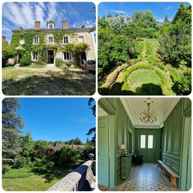 Location de vacances pour 12 personnes, avec jardin ainsi que vue et terrasse, animaux acceptés à Chabris - 3