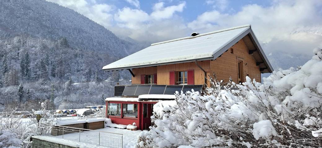 Ferienwohnung für 5 Personen, mit Balkon und Ausblick in Schruns