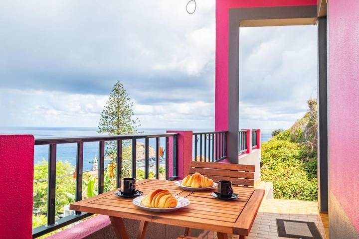 Casa de férias para 6 pessoas, com Varanda e Terraço e ainda Vista em Porto Moniz