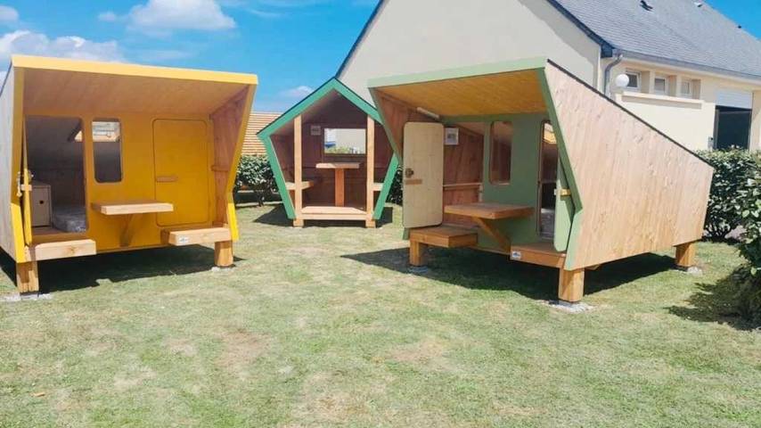 Cabane en bois pour 2 personnes en Normandie
