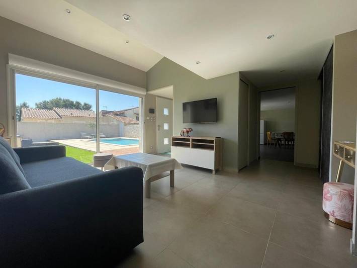 Location de vacances pour 6 personnes, avec piscine ainsi que jardin et terrasse à Saze - 3