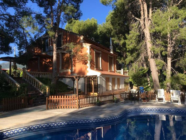 Chalet para 15 personas, con Balcón y Jardín en Moratalla