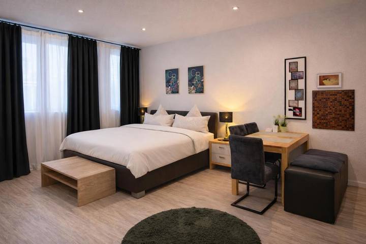 Gîte pour 4 personnes, avec jardin à Mannheim