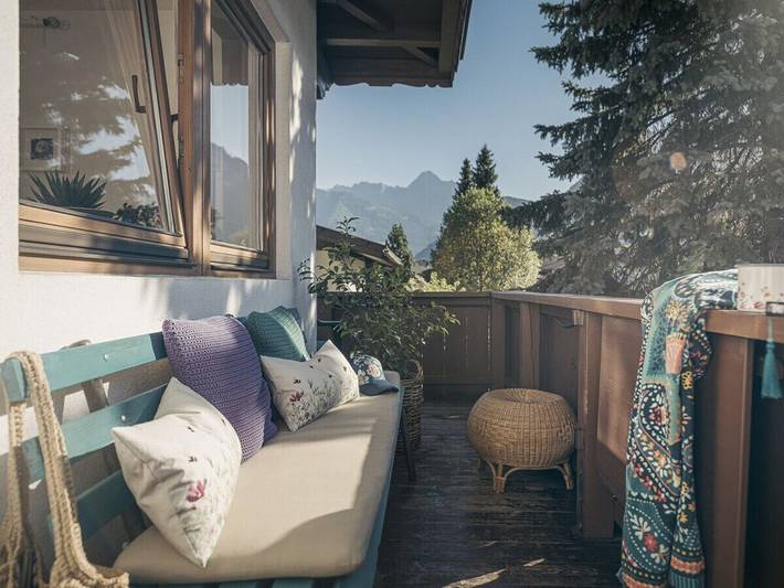 Ferienhaus für 4 Personen, mit Ausblick und Balkon