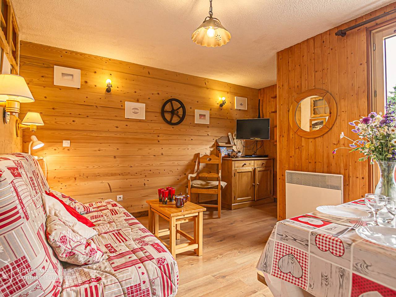 Estudio entero, Estudio cabina para 4 personas a pie de pistas en Aussois in Aussois, Región de Saint-Jean-de-Maurienne