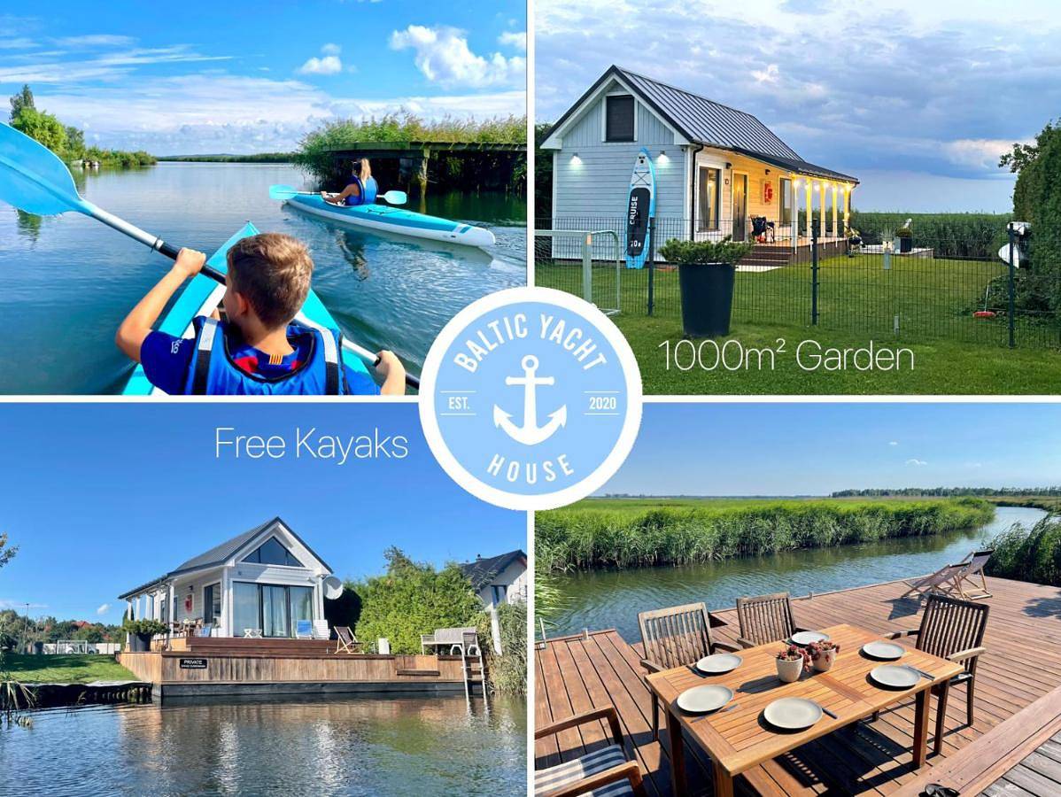 Baltic Waterfront Yacht House - Private Garden & Watersports Included in Swinemünde, Stettiner Haff