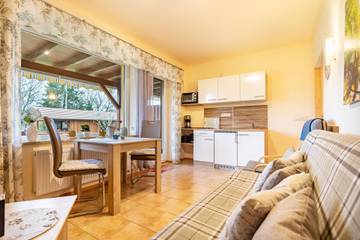 Ferienwohnung für 2 Personen, mit Seeblick und Garten in Kargow