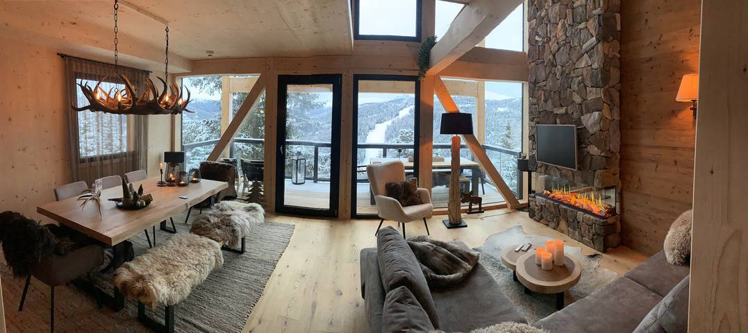 Chalet voor 8 personen, met sauna en balkon in Turracher Höhe