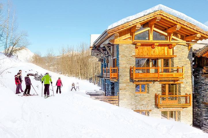 Chalet pour 16 personnes, avec jacuzzi ainsi que balcon et sauna à Villaroger