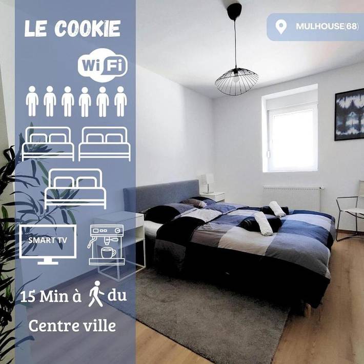 Gîte pour 6 personnes, animaux acceptés à Mulhouse