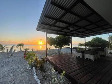 Location de vacances pour 3 personnes, avec vue ainsi que jardin et terrasse dans Fakarava